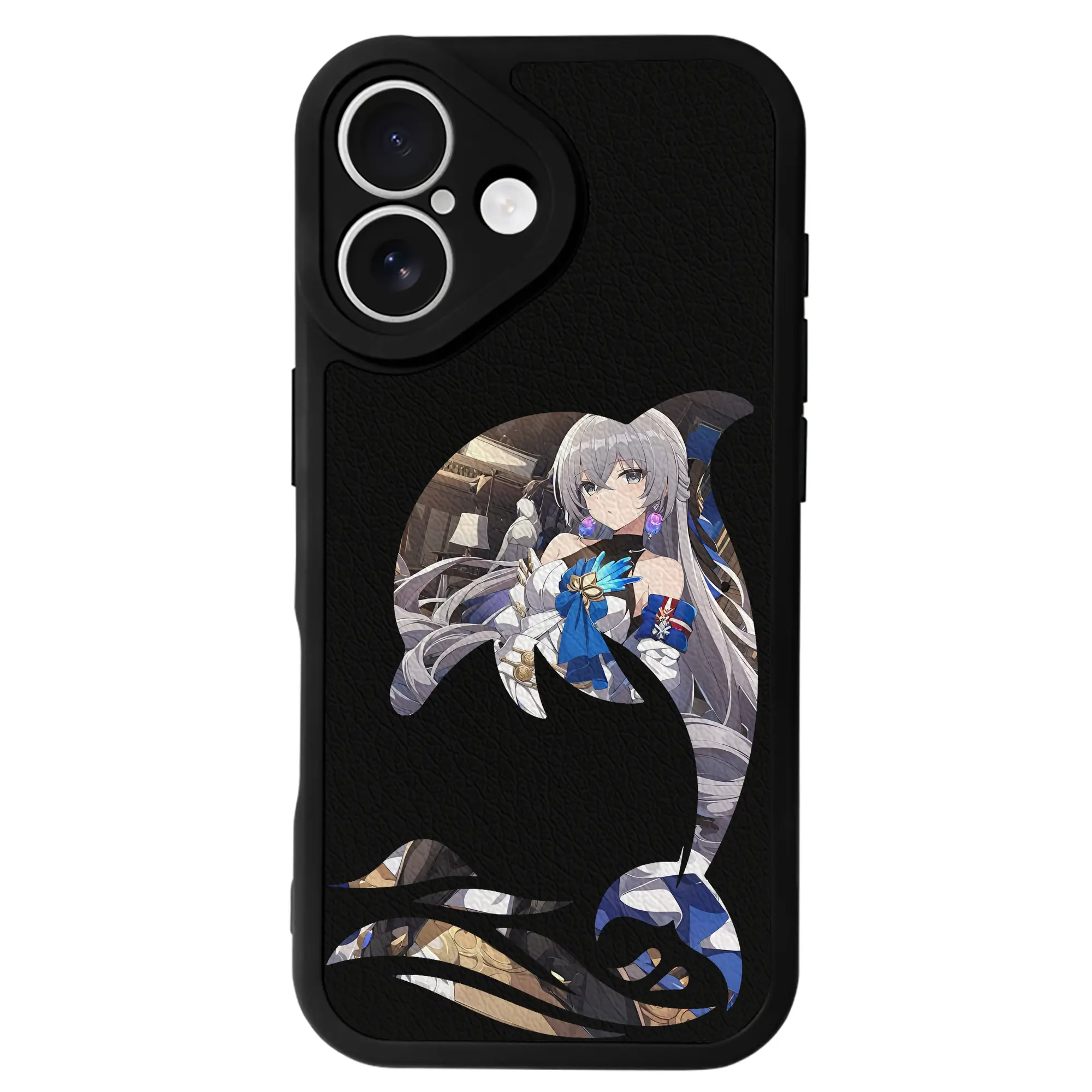 崩壊：スターレイル グッズ ブローニャ - IPhone 16シリーズ対応 ・ シリコンスマホケース ・ レザー調 ・ 高精度フィット ・ 耐衝撃 ・ ワイヤレス充電対応 ・ 精密カット